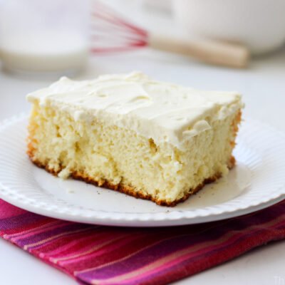 A feather-light 3-ingredient sponge soaked in sweetened condensed milk, evaporated milk, and whole milk, topped with pillowy homemade whipped cream. Simple, budget-friendly, and absolutely the cake your family will ask for every time.